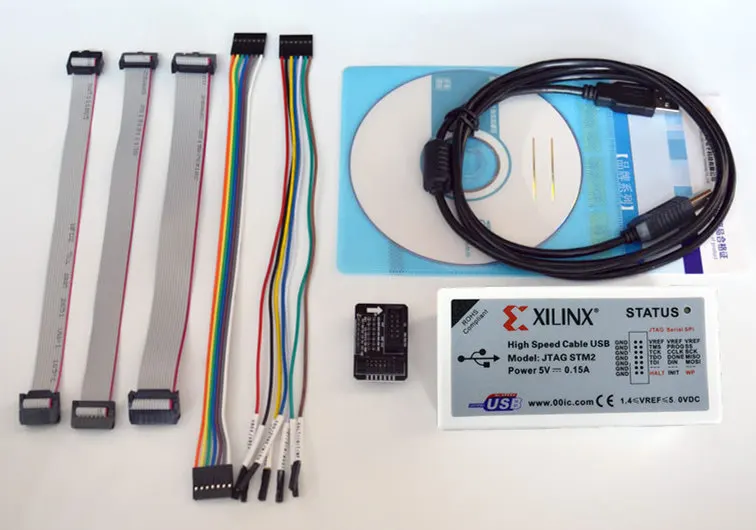 New Xilinx Altera FPGA CPLD USB Download Cable JTAG Blaster CY7C68013A XC2C256 