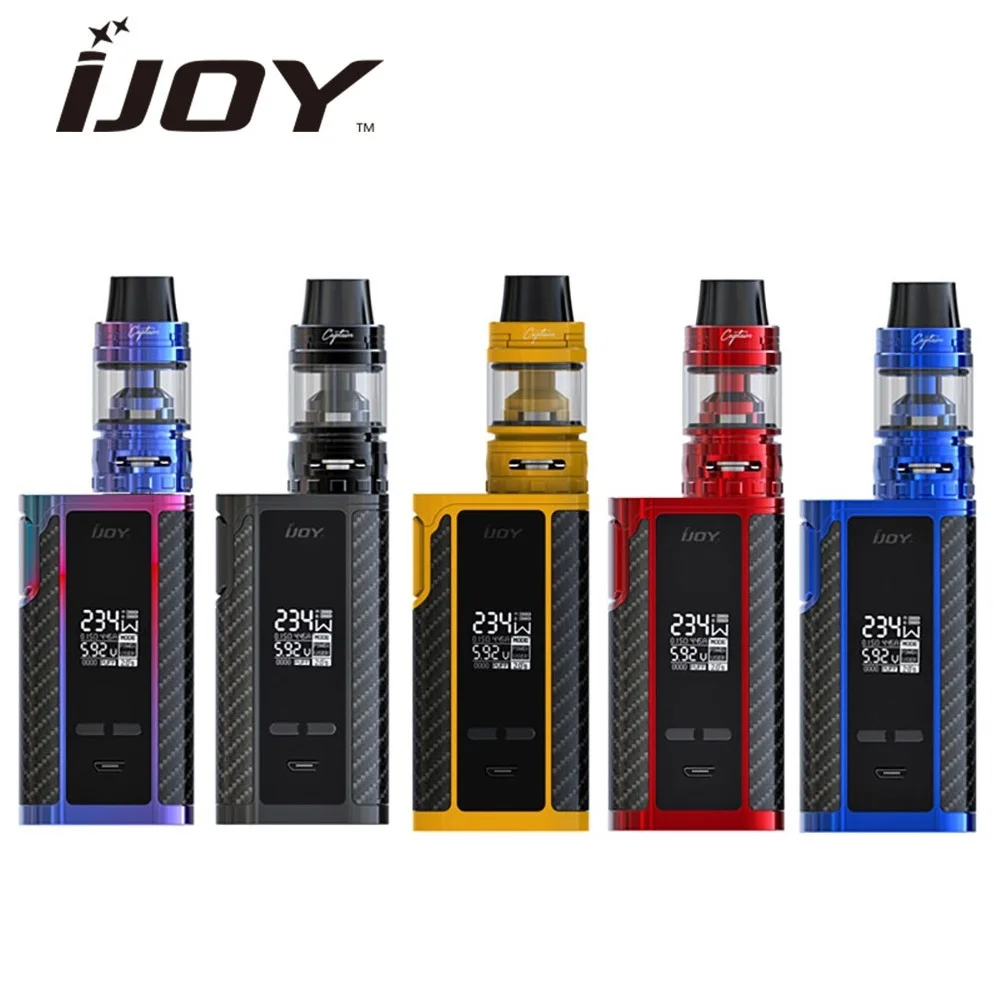 

234W IJOY Captain PD270 234W Kit with Captain S Subohm Tank Atomizer 4ml with 6000mAh Battery E-cig Full Kit VS PD 1865 Kit