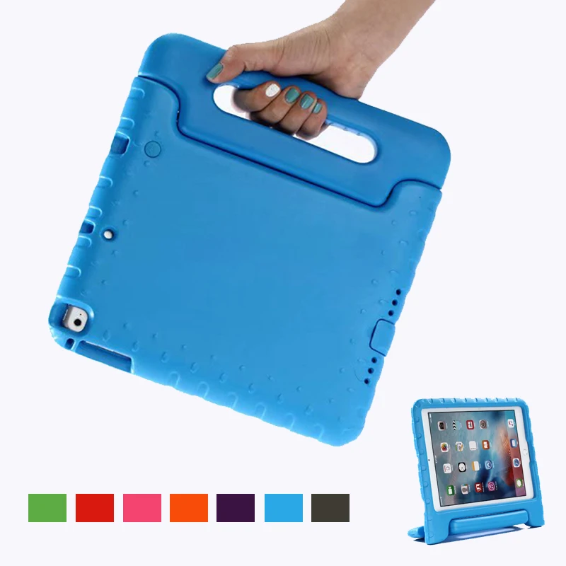 

For IPad 6th Generation Case Kids Shockproof Eva Portable Handle Hand Holder Cover for Ipad 2018 Case 9.7 Air 2 Air 1 Fundas