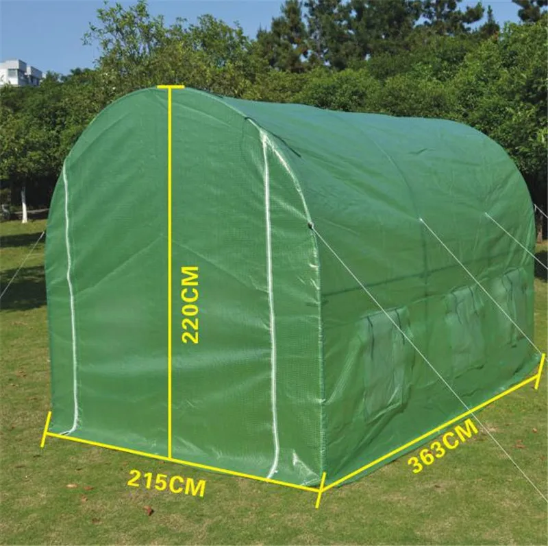 Размер 360x215x220 см достаточно прочный 20 кг/комплект большой теплицы туннель палатки большой палатки изоляции антифриз покрытие