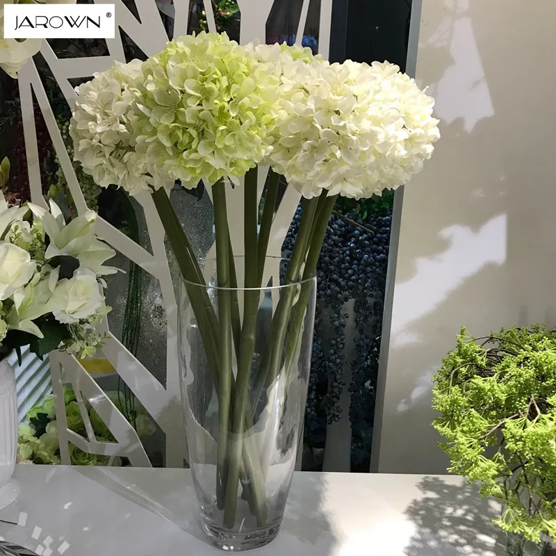 

JAROWN Artificial Hydrangea Silk Flowers MULIT COLOR DIY Decorative Flower For Wedding Party Birthday Decoration Table accessori