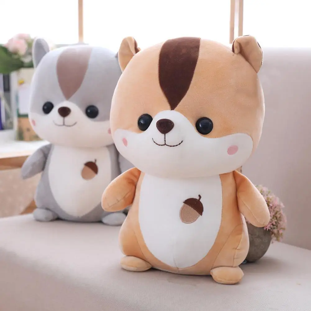 

Cute Kawaii Squirrel Soft Plush Toys Stuffed & Plush Animal Doll Gift Popular Toy For Children Girls Dropship