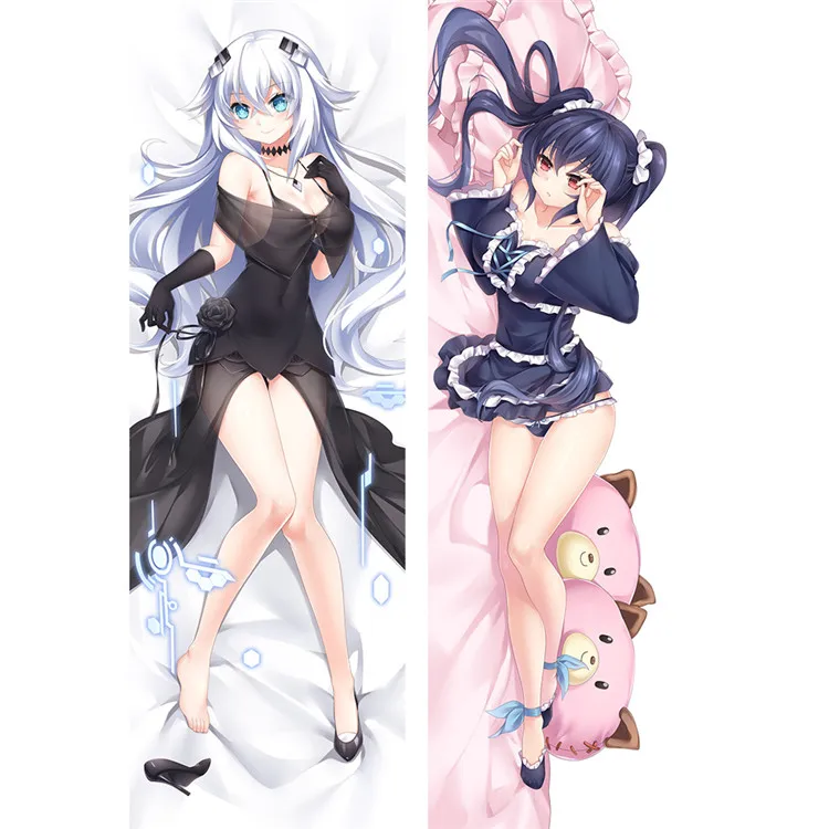 Аниме наволочка гиперразмерный Neptunia Noire 2 way Dakimakura Чехол - Цвет: 18111