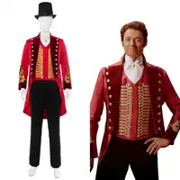ภาพยนตร์ The Greatest Showman เครื่องแต่งกาย P.T. Barnum ชุดคอสเพลย์ผู้ชายผู้หญิงบทบาทเล่นเครื่องแต่งกายที่กำหนดเอง