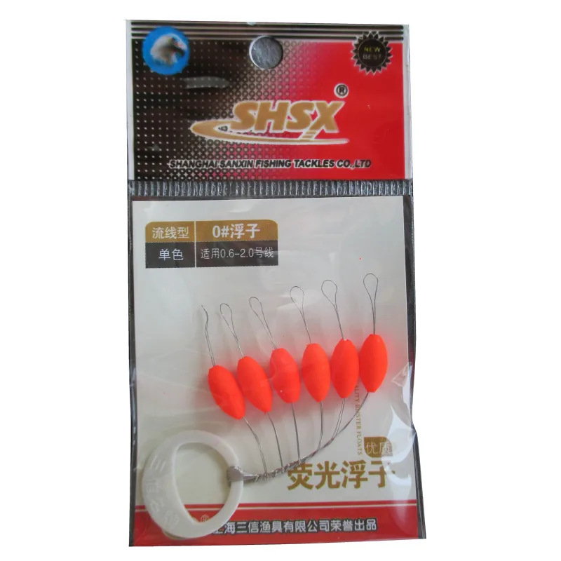 

30pcs/lot Fluorescent Seven Star Float Fishing Float Connector Fishing Line Mini Oval Float Fishing Tackle Accessory B190