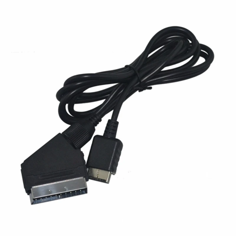 

Elistooop 2m For Sony Playstation PS1 PS2 PS3 RGB SCART Cable TV AV Lead Replacement Connection Cable For PAL/NTSC Consoles