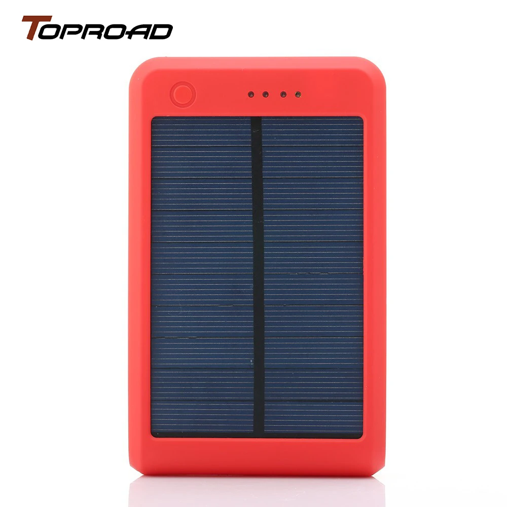 12000mAh Power Bank Case Waterproof Portable Solar Charger Universal