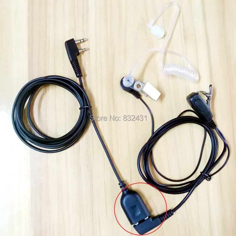 K type 2 Pin Microphone Earpiece Extended Cable 11 IMG_20170321_132119