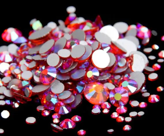 

Hyacinth AB ss3,ss4,ss5,ss6,ss8,ss10,ss12,ss16,ss20,ss30 Flat Back Crystal Non Hotfix Nail Art Rhinestones Decorations