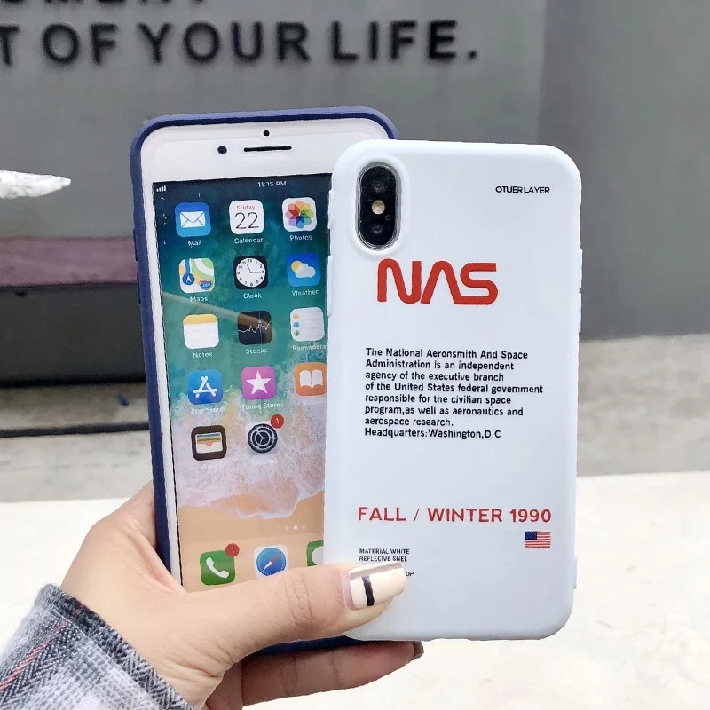

Matte Soft Silicone Case For Coque iPhone X Xs Max XR 7 8 6s Plus TPU Space nasA Case For iPhone 7Plus 8Plus Capinha Back Cover