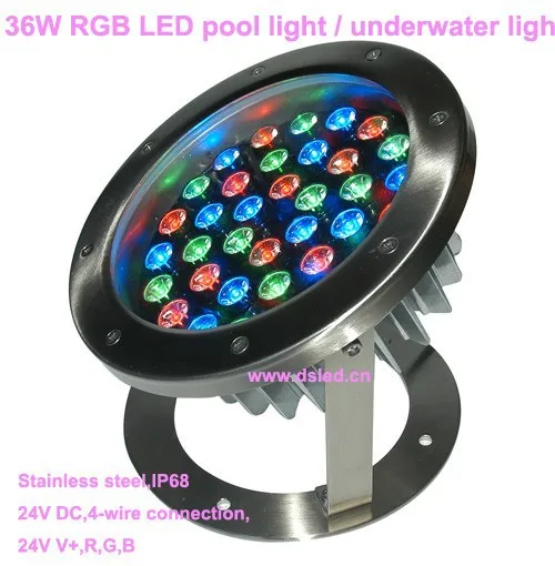 

CE,IP68,36W RGB LED projector light,RGB LED wall washer,24VDC,DS-10-59-36W,Stainless steel SL304,2-Year warranty