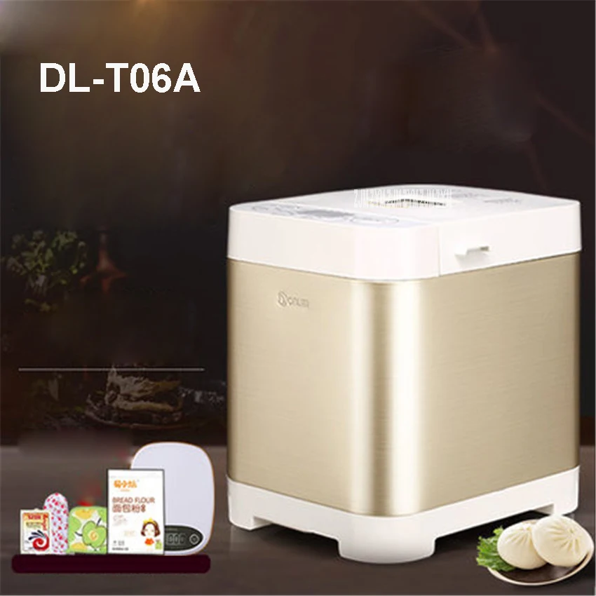 DL T06A 220V/50 Гц полностью автоматическим Многофункциональный хлеб машина