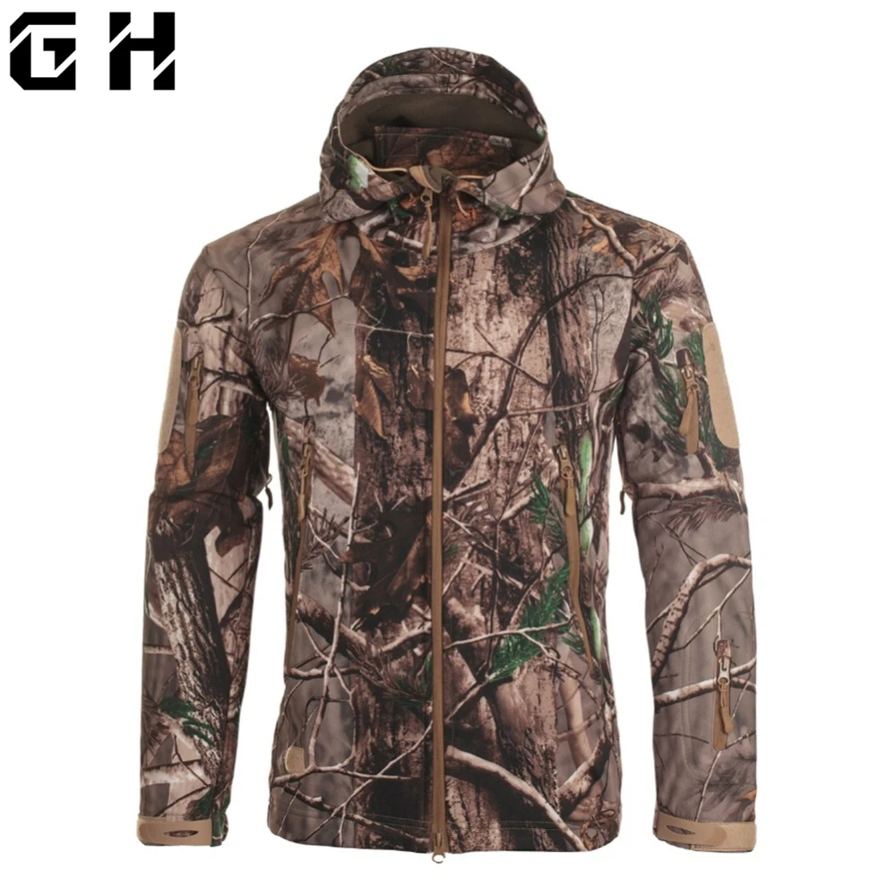 

Dropshipping Lurker Shark Skin Softshell V5 Military Tactical Jacket Men Waterproof Coat Camouflage Hooded Army Camo Clothing