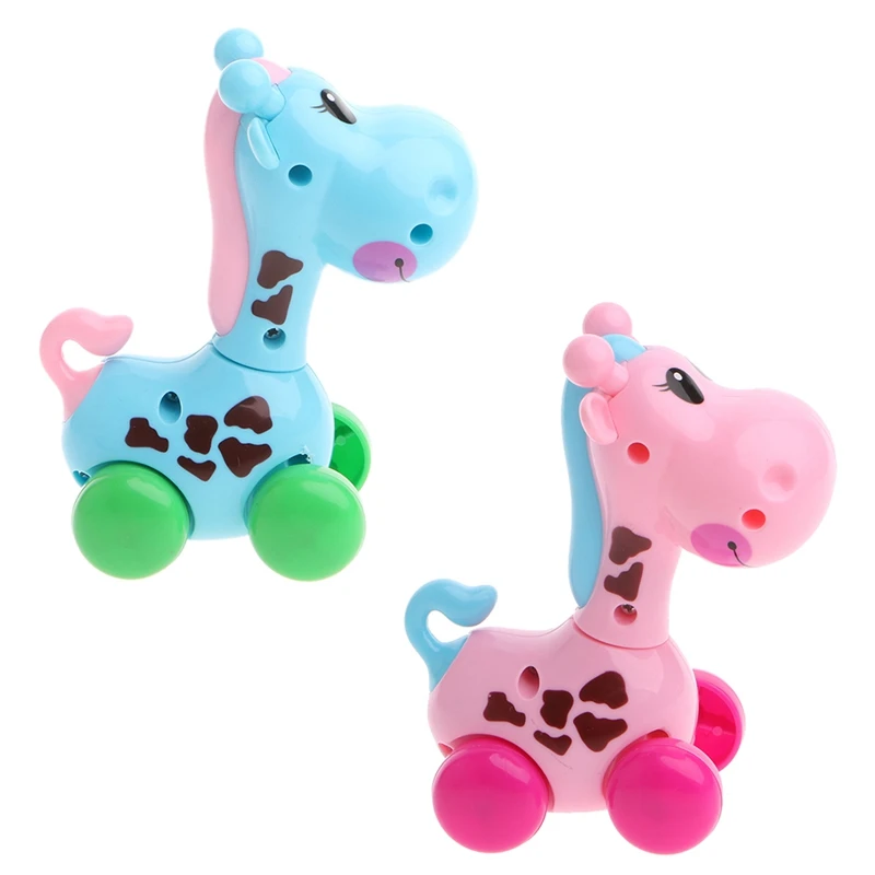 1 шт. милые Мультяшные животные заводные игрушки бегущие пластиковые детские подарки - Цвет: 14