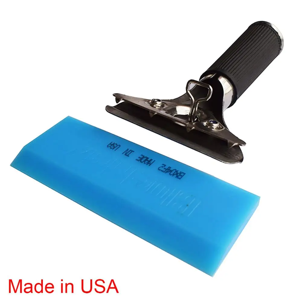 

Bluemax Rubber Water Squeegee With Handle Car Film Wrap Film Scraper Snow Shovel Window Kitchen Household Cleaning Tools B13