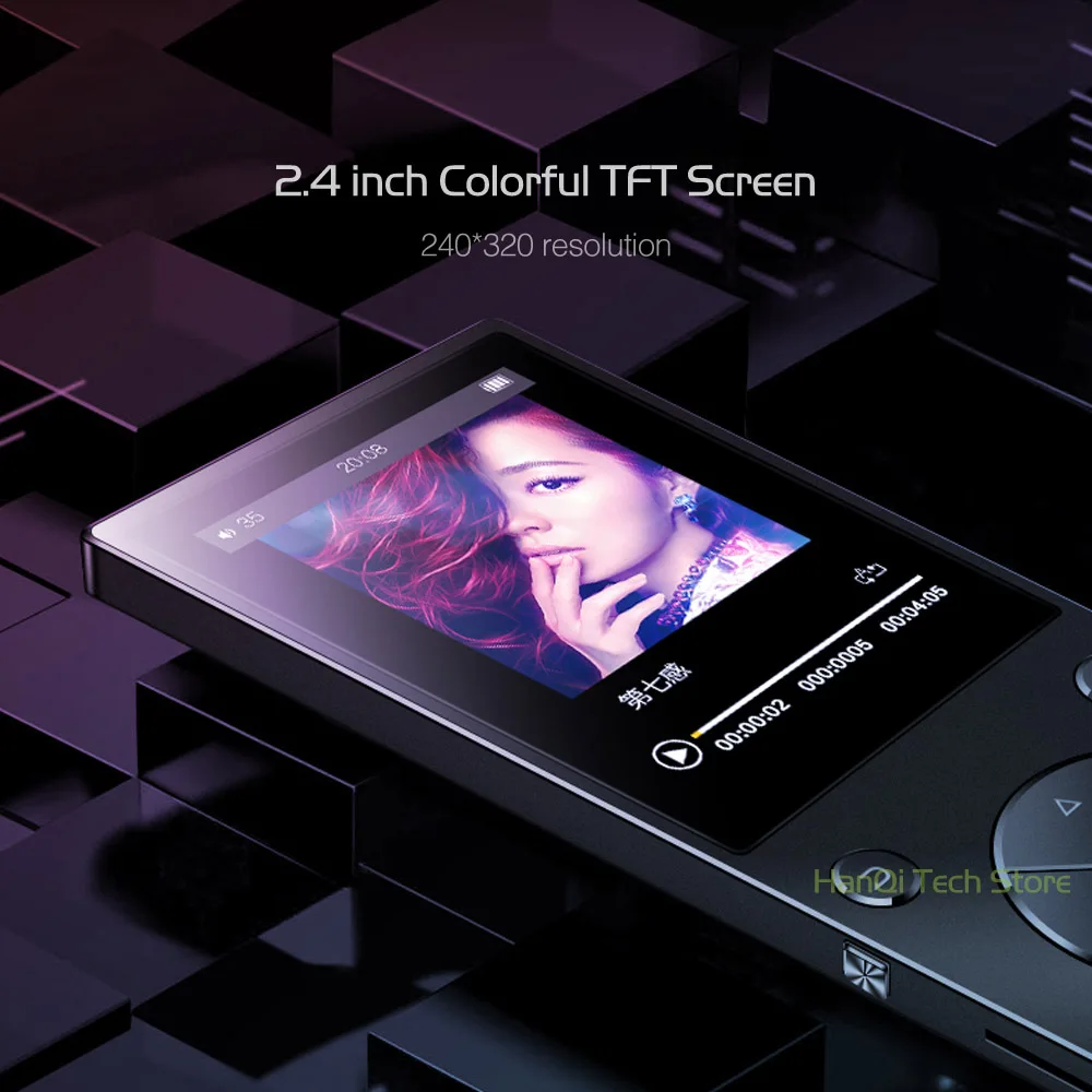 Новый оригинальный MP3 плеер RUIZU D11 с Bluetooth музыкальный 8 ГБ металлический со