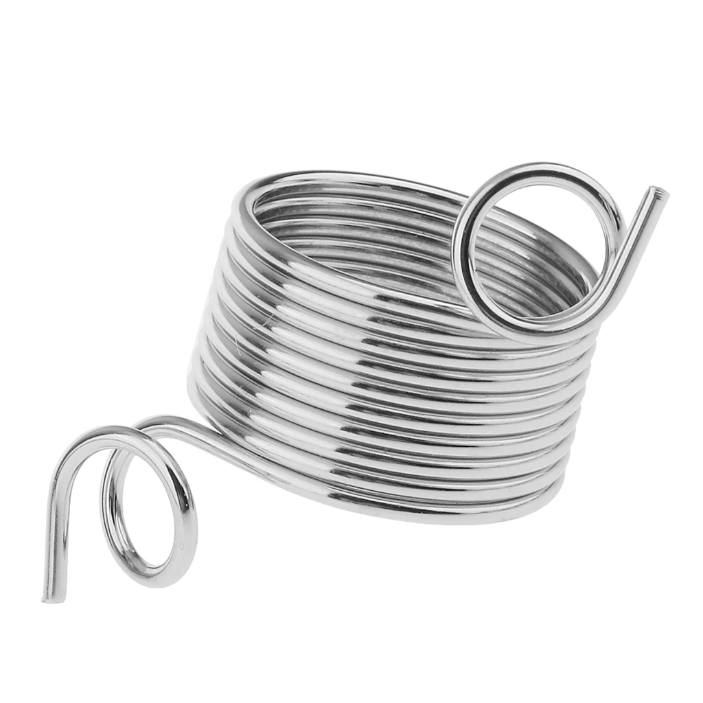 Nickle Plated Wire Yarn Stranding Guide Finger Knitting Thimble for Knitting Crafts Silver 15mm