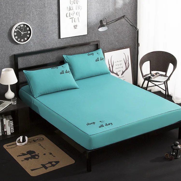 Наматрасник с принтом Dreampatar, водонепроницаемая подушка для матраса, простыня, раздельное постельное белье, эластичная BY160A - Цвет: style 4