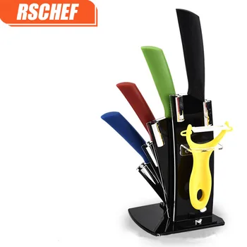 

RSCHEF Ceramic knives set of five pieces of ceramic chopsticks zirconia ceramic knife kitchen kitchen knives set gadgets
