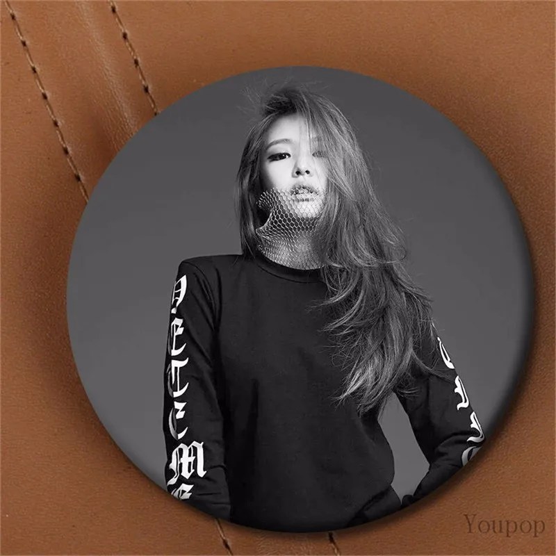 Youpop Kpop Корейская мода черный розовый Blackpink альбом бумбаян брошь, значок на булавке аксессуары для одежды шляпа рюкзак