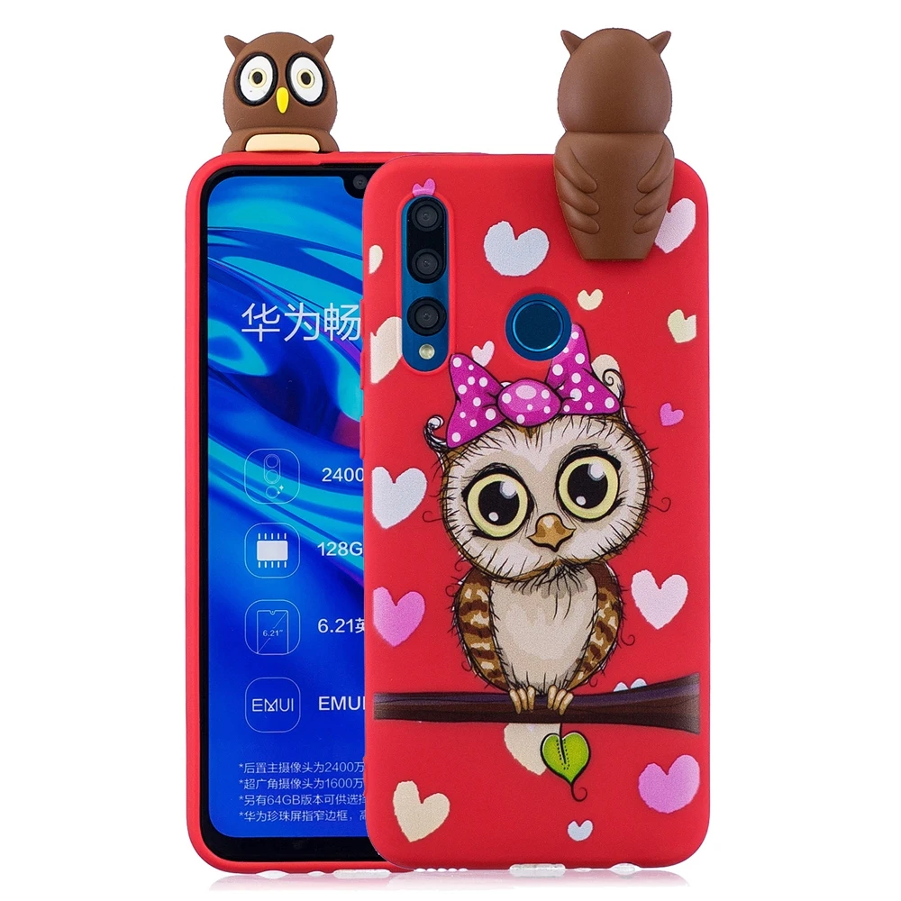 Etui Huawei Y5 Y6 Y7 Y9 Prime Cases 3D Kawaii Panda Unicorn Silicon Cover on for Funda Huawei Y5 Y6 Y7 Y9() Phone Case - Цвет: 8