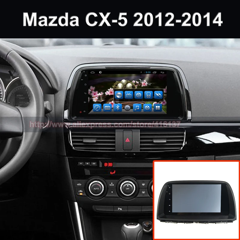 2 Din Android Car Stereo Radio GPS TV for Mazda CX 5 2012 2013 2014