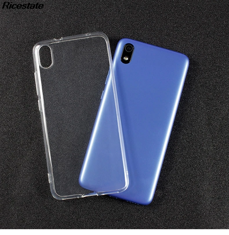 Ультратонкий Прозрачный чехол для Xiaomi Redmi 7A прозрачный мягкий силиконовый из ТПУ
