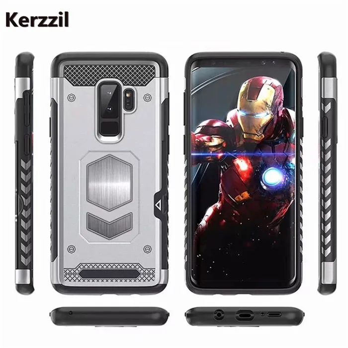 

Armor Case For Samsung Galaxy S9 S8 Plus S7 Edge A5 A7 J3 J5 J7 2017 A6 A8 Plus J8 2018 Note 9 8 5 Shockproof Holder Cover Cases