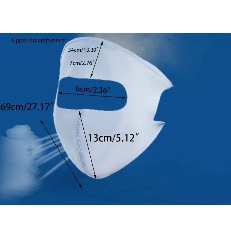 Унисекс летняя ледяная шелковая тонкая Солнцезащитная маска для лица с защитой от ультрафиолета дышащая одноцветная моющаяся респиратор