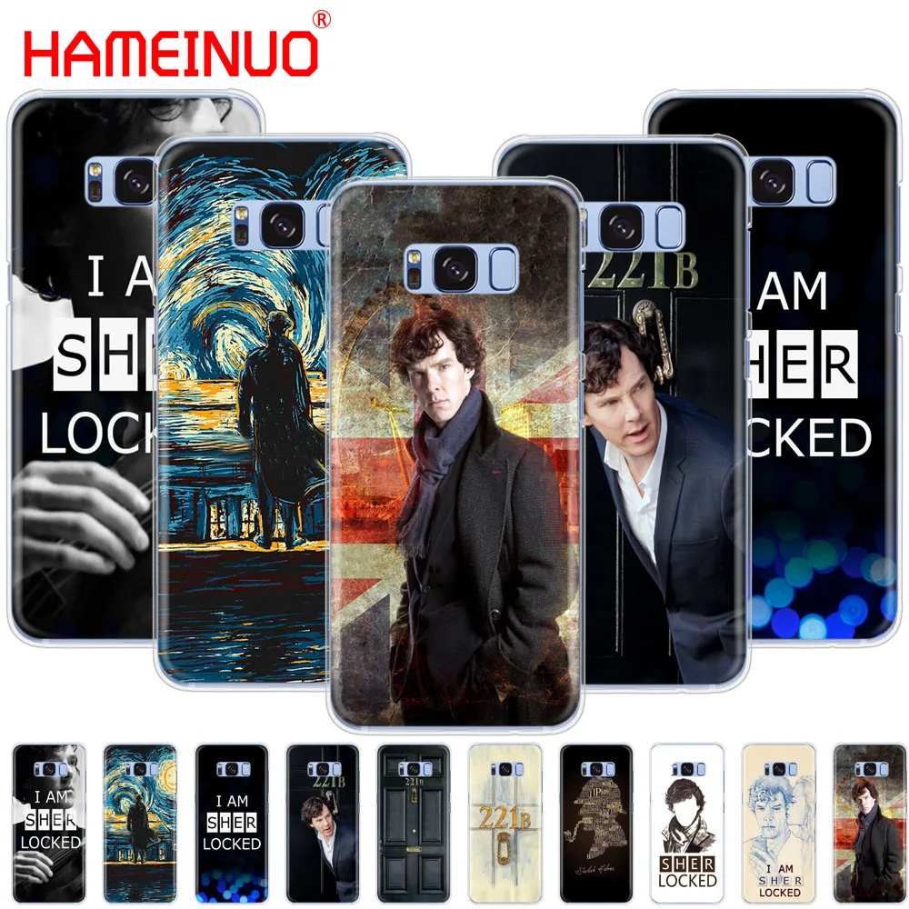 

HAMEINUO i am Sherlock Holmes Sherlocked Popular cell phone case cover for Samsung Galaxy S9 S7 edge PLUS S8 S6 S5 S4 S3 MINI