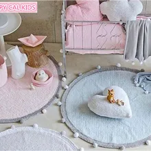 INS подарок для детей украшение дома Hairball игровой коврик Декор одеяло Современная комната фон ковер