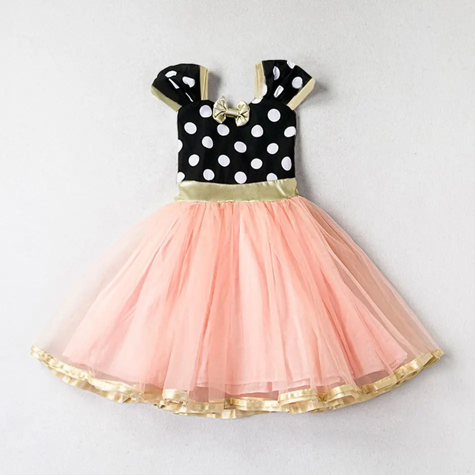 Meninas do Bebê Vestido de Minnie Festa de Aniversário Roupas de Balé Vestidos de Verão Mickey Crianças Mini Mouse Traje Crianças da Criança Princesa 8 mini mouse traje da criança crianças festa