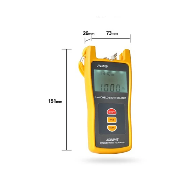 JW3109 Optical Laser Source+ JW3208 Optical Power Meter FTTH Fiber Multimeter 5