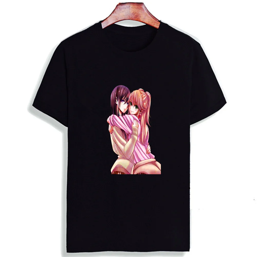 Сексуальная аниме футболка женская Цитрусовая Аниме хлопок футболка с круглым вырезом размера плюс короткий рукав Брендовая женская футболка Femme - Цвет: 20