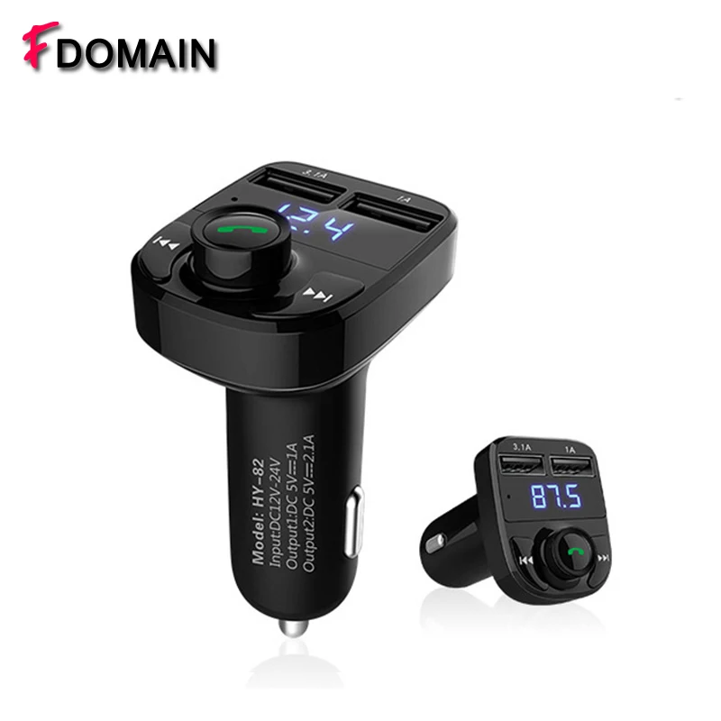 

FDOMAIN Car MP3 player multifunction 4.0 Bluetooth hands free kit music receiver fm transmitter phone charger