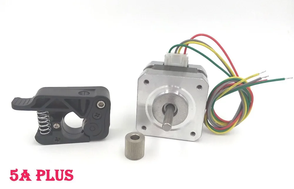 3D Printer 1.75mm Filament Extruder Feeder Kit with Nema 17 Motor and Driver Gear
