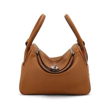 Новая кожаная женская сумка личи ЗЕРНО медицина коробка доктора Баотоу; подклад кожа плечо портативная Наплечная Сумка