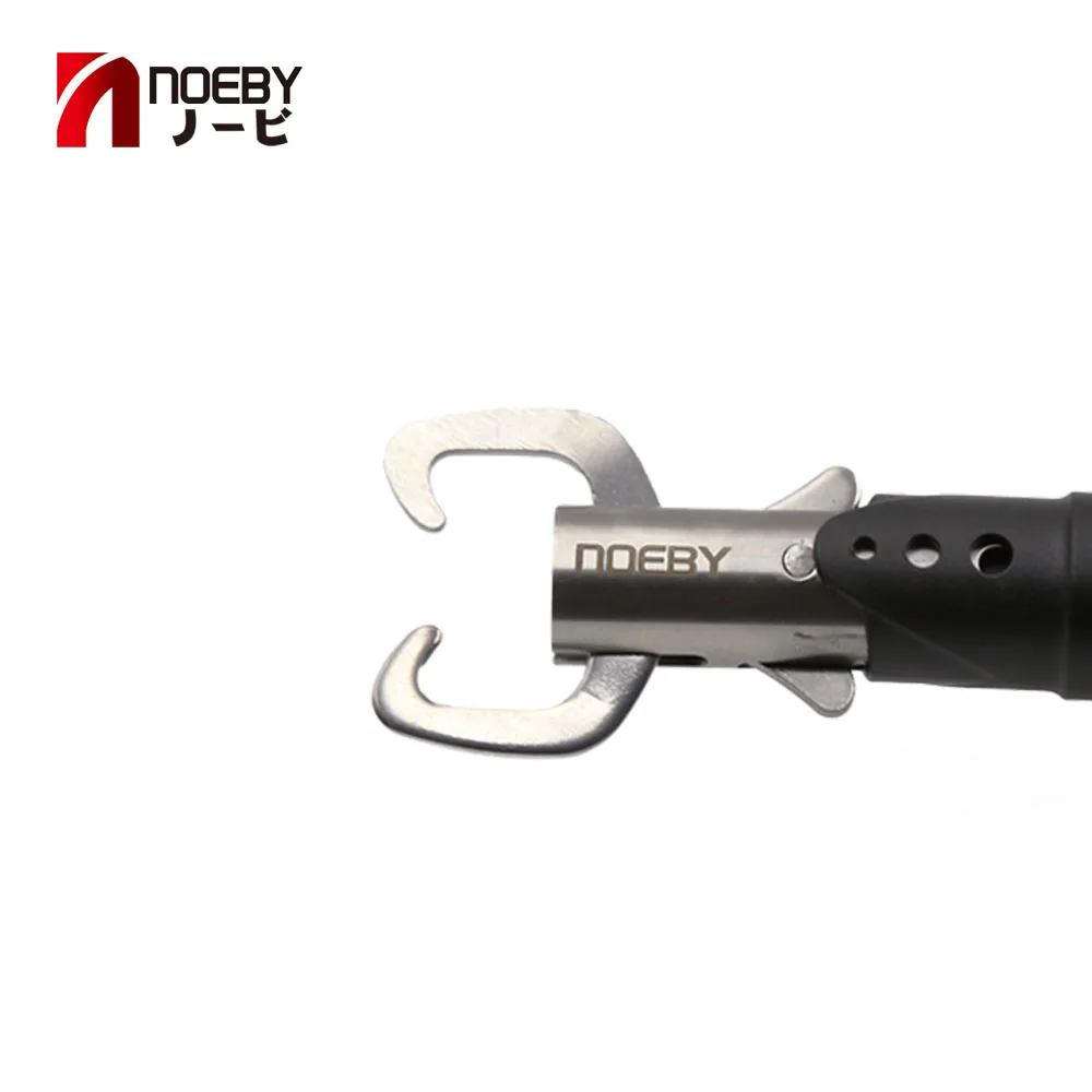 Fishing Gripper Fishing Tools Noeby 22cm Fishing Gripper Portable Stainless Steel Fish Lip Controller Handle Grab Fishing Tackle Plier Holder