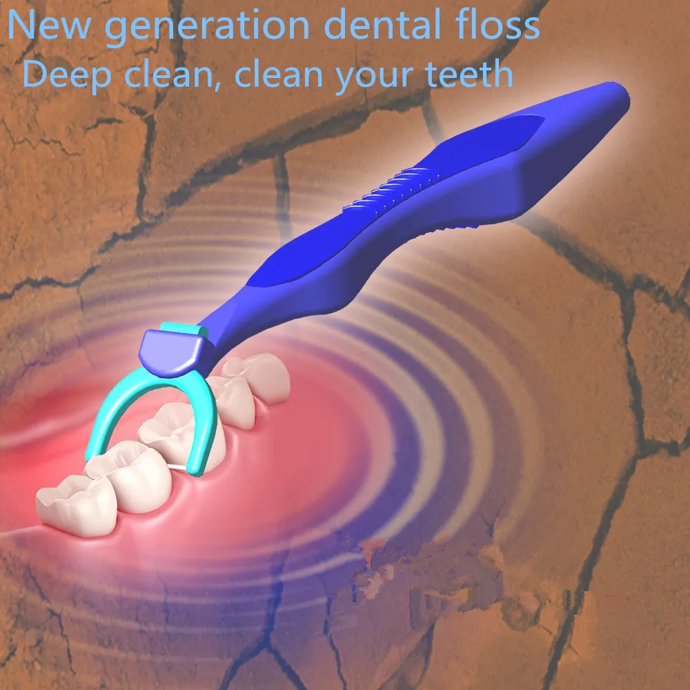 Healthy 1 handle 70 Piece Dental Floss Picks Teeth Toothpicks Stick