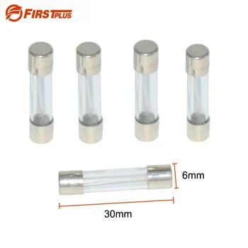

200 Pieces 6x30mm 15A Fast Quick Blow Glass Tube Fuses Assortment Kit For Car Inflatable Pump Vacuum Cleaner Cigarette Lighter