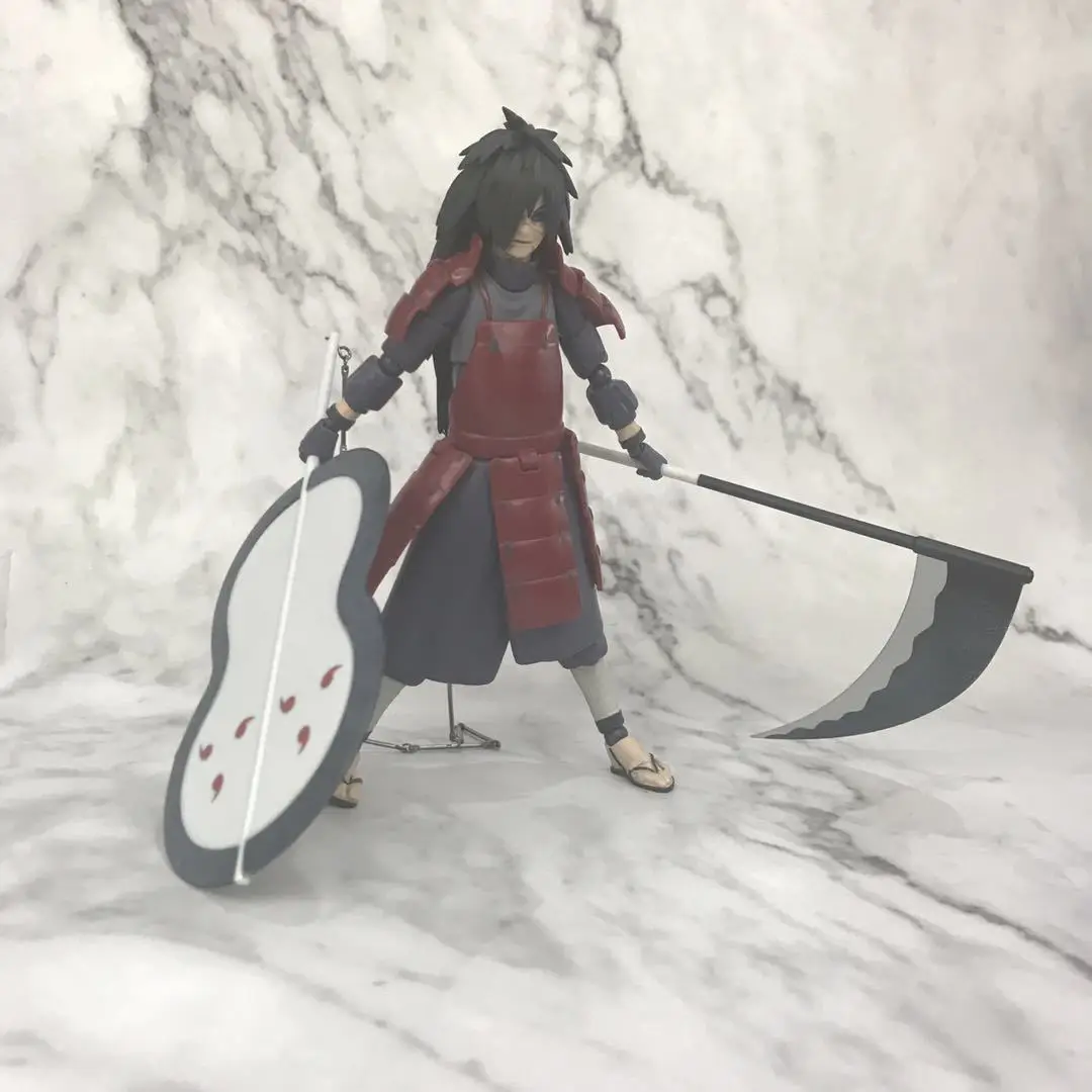 Аниме Наруто доставка Uchiha Madara фигурки 15 см SHF BJD модель игрушки с коробкой|Игровые