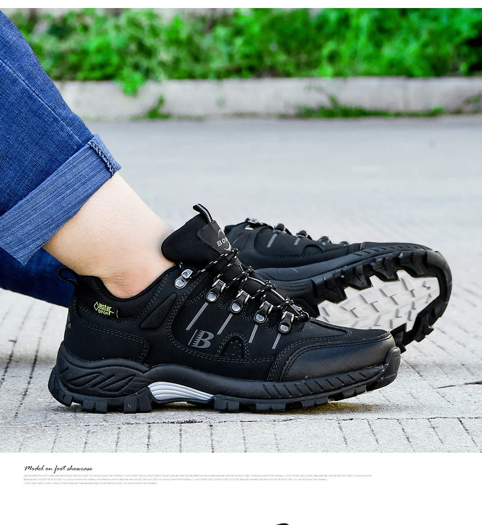 BONA/Новое поступление; классические стильные мужские треккинговые ботинки; кожаные мужские спортивные ботинки; обувь для бега на открытом воздухе; Быстрая