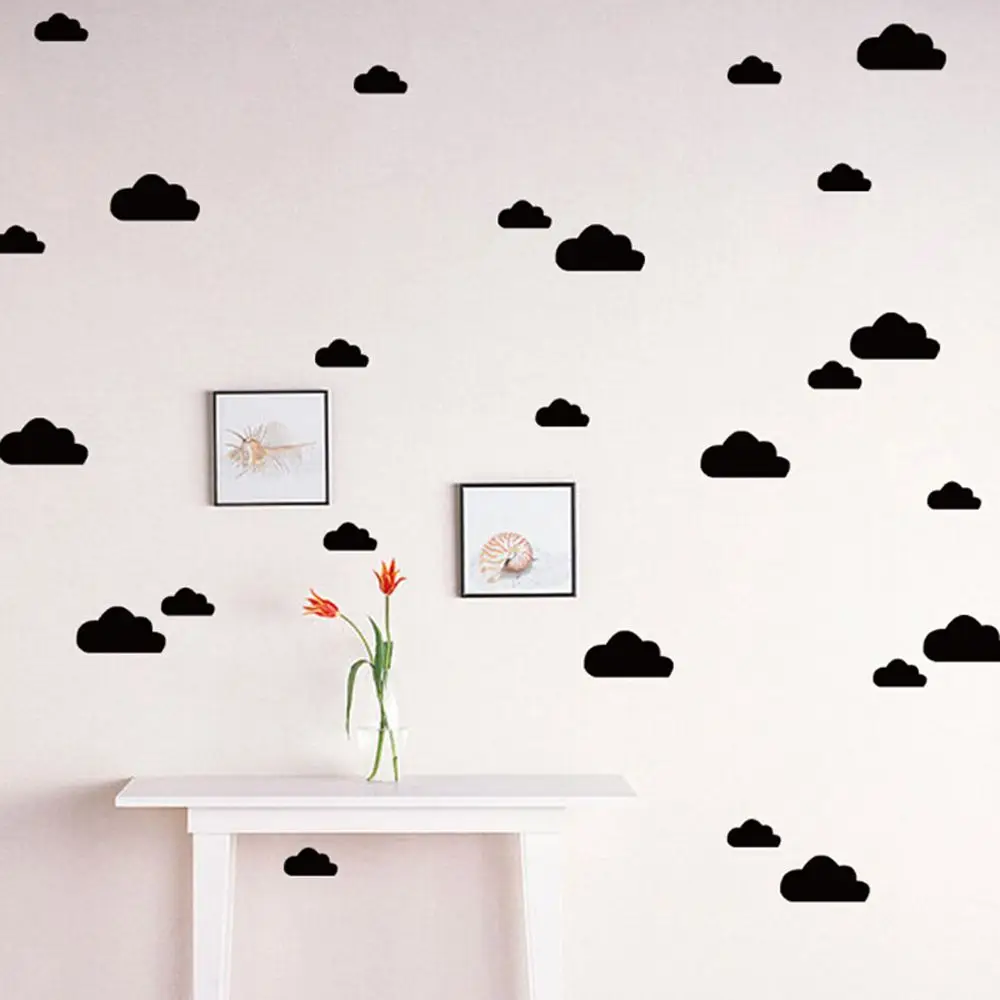

DIY Removable Small Home Children Decor Free Shipping Cloud Wall Decal Stickers Baby Nursery Bedroom Vinyl Murals Wallpaper Kids
