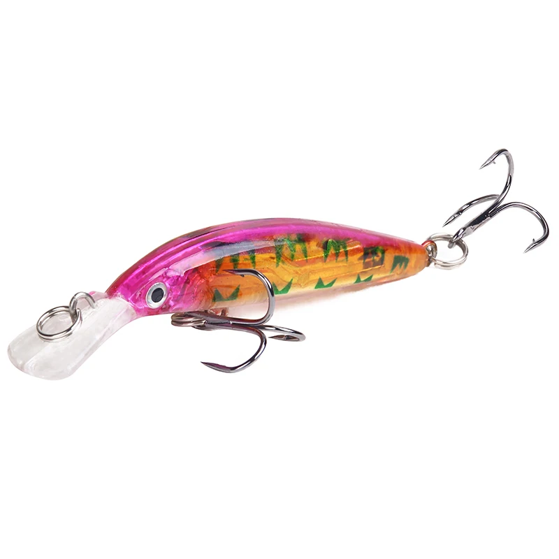 HAODIAOZHE 1 шт. Crankbait Minnow рыболовная приманка искусственные твердые приманки Vivid 3D Eyes