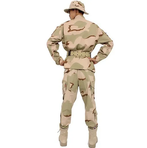 Тактическая Пейнтбольная форма рубашка+ брюки пустыня BDU Камуфляж костюм наборы Военная страйкбол бой
