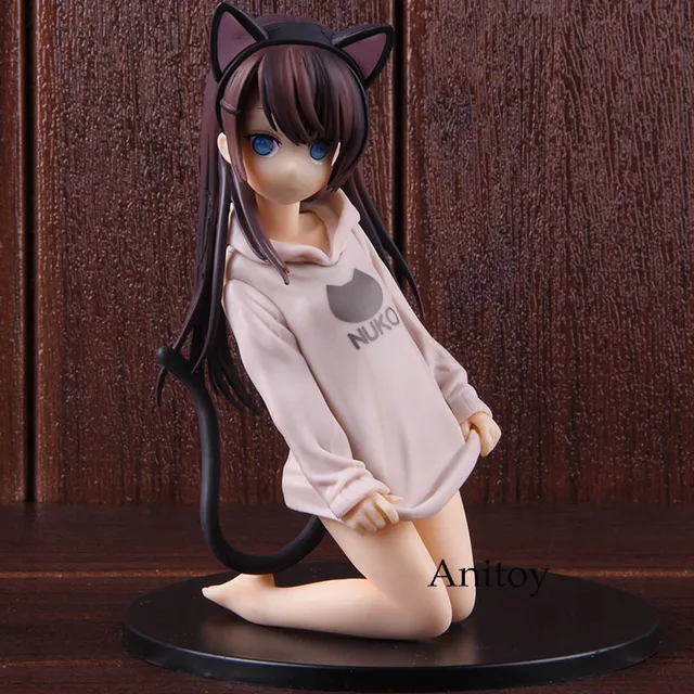 Anime OCHI LIPKA Action Figure Ripuka Cute Cat's Ear Girl PVC