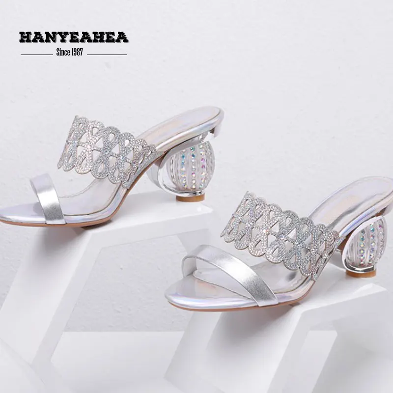 

Rhine Stone Women's Summer Shoes Casual Fashionable Women's Heels Fashion Personality Rhine Stone Women's Summer Shoes
