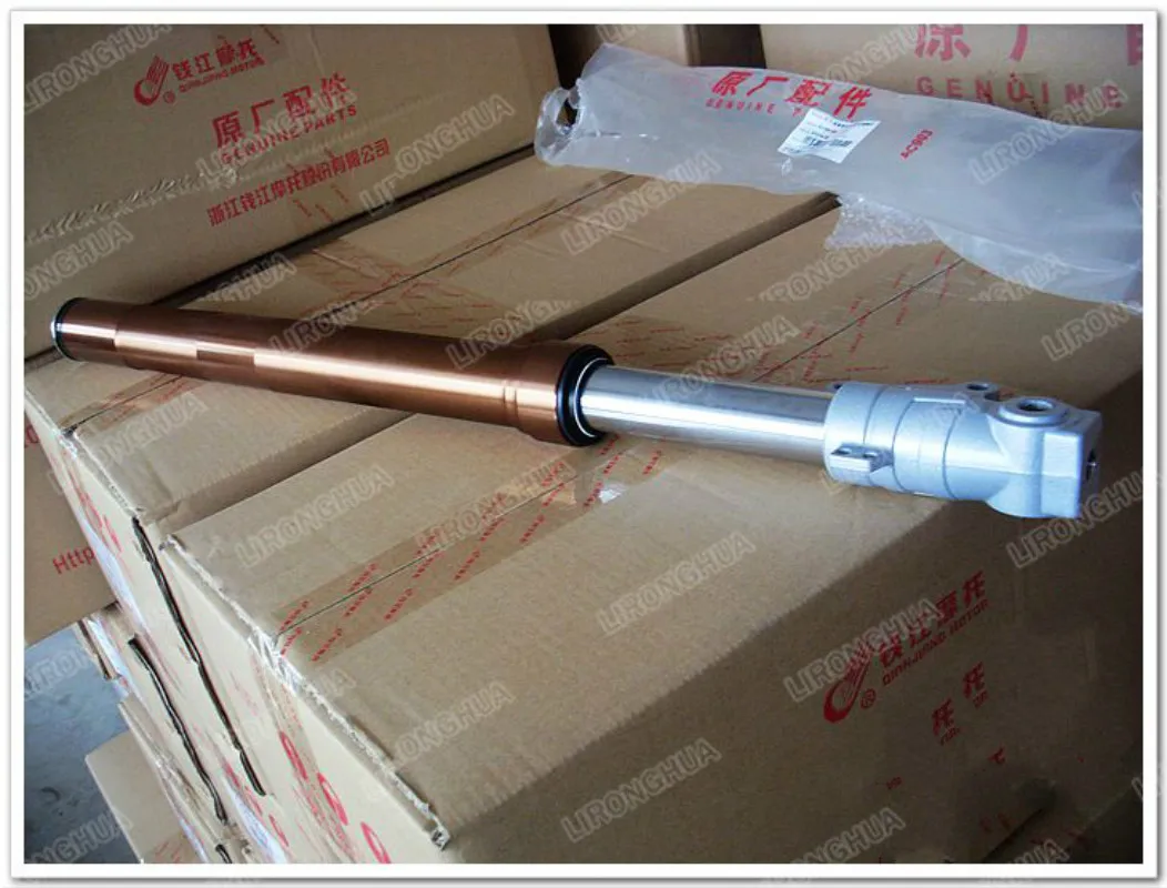 

Motorcycle Accessories Qianjiang QJ150-19A Front Left Shock Absorber Inverted Upside Down Shock Absorber