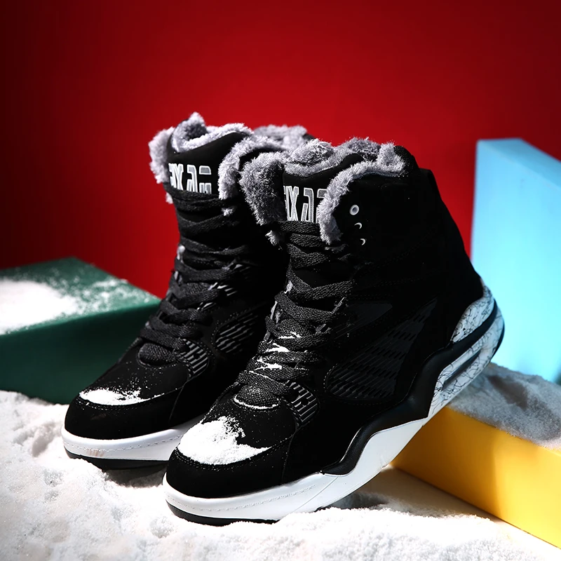 Zapatos de baloncesto de los hombres zapatillas de deporte Lebron James Zapatos altos de encaje zapatos de tobillo cojín de aire a prueba de golpes a prueba cesta homme baloncesto