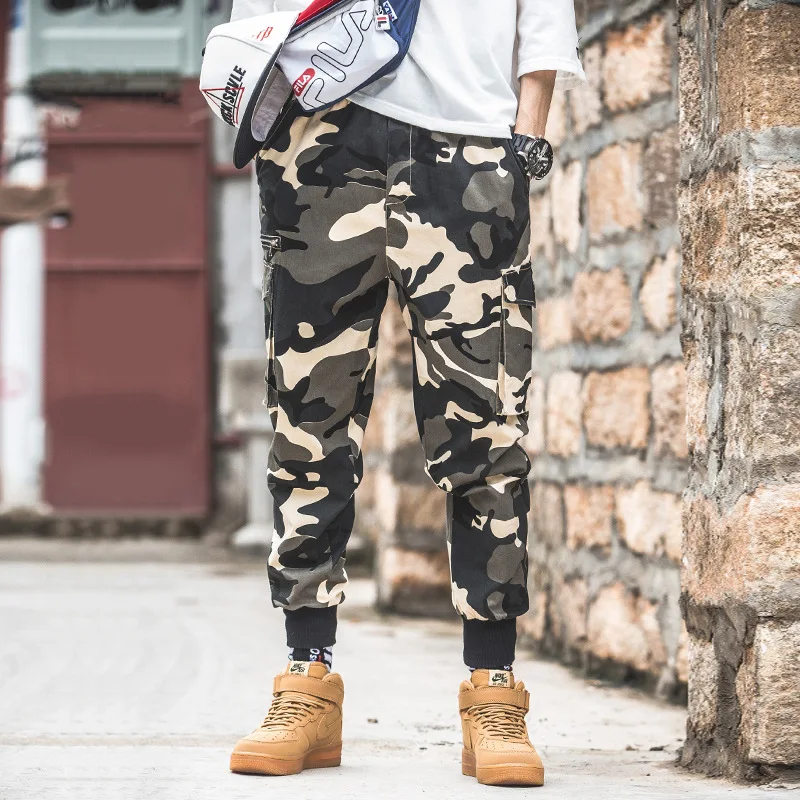 designer camo cargo pants
